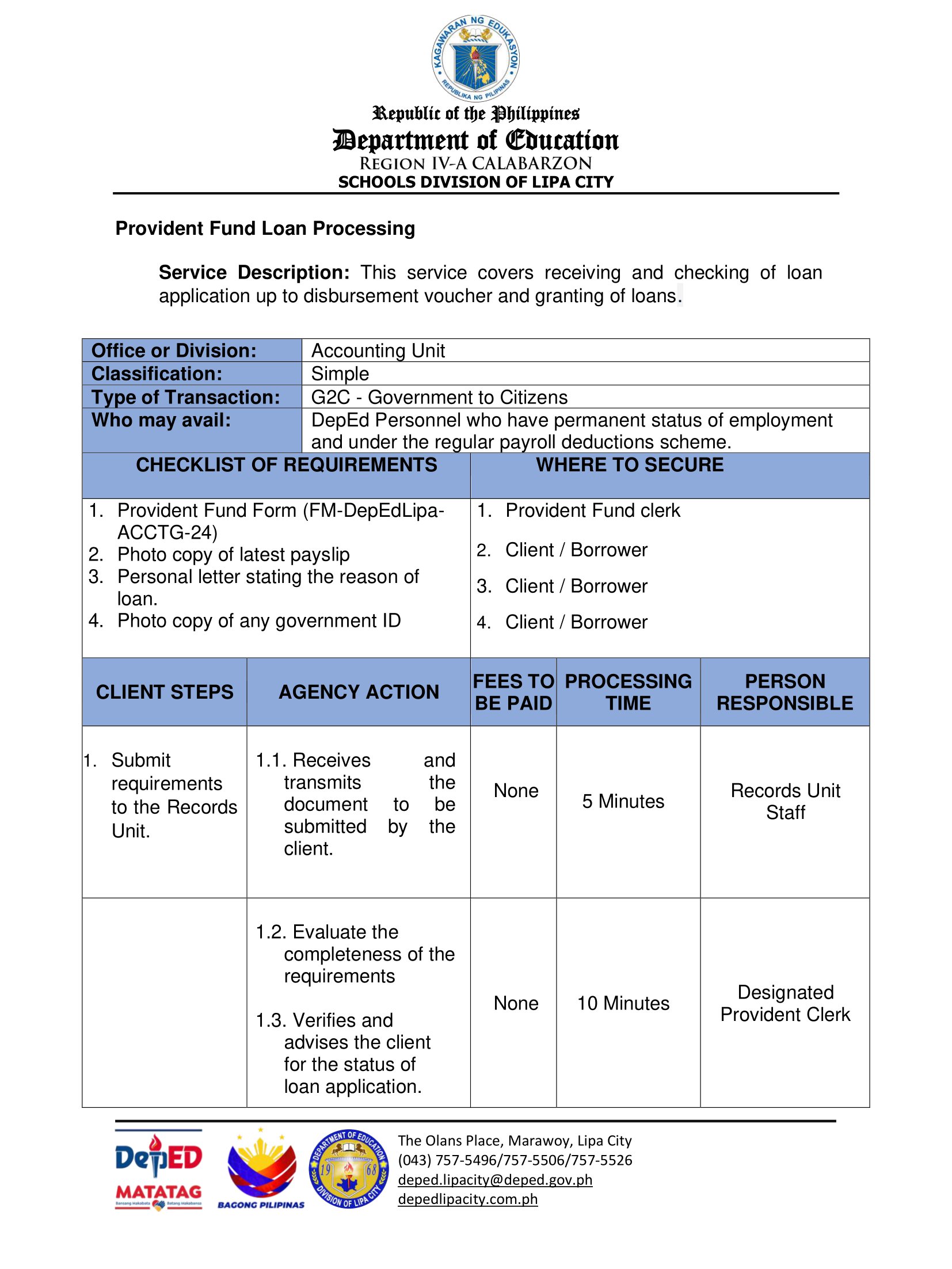 citizen charter