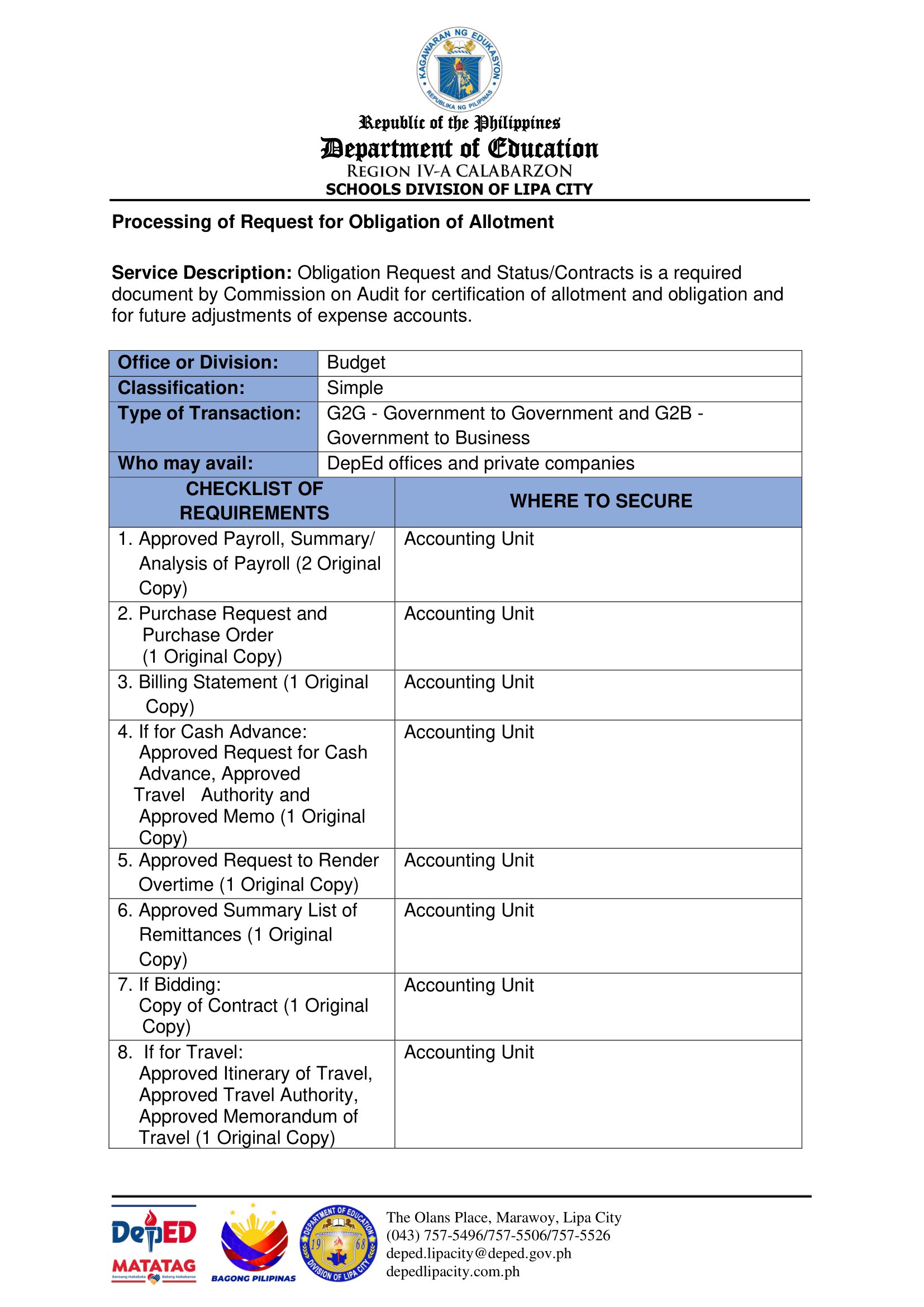 citizen charter