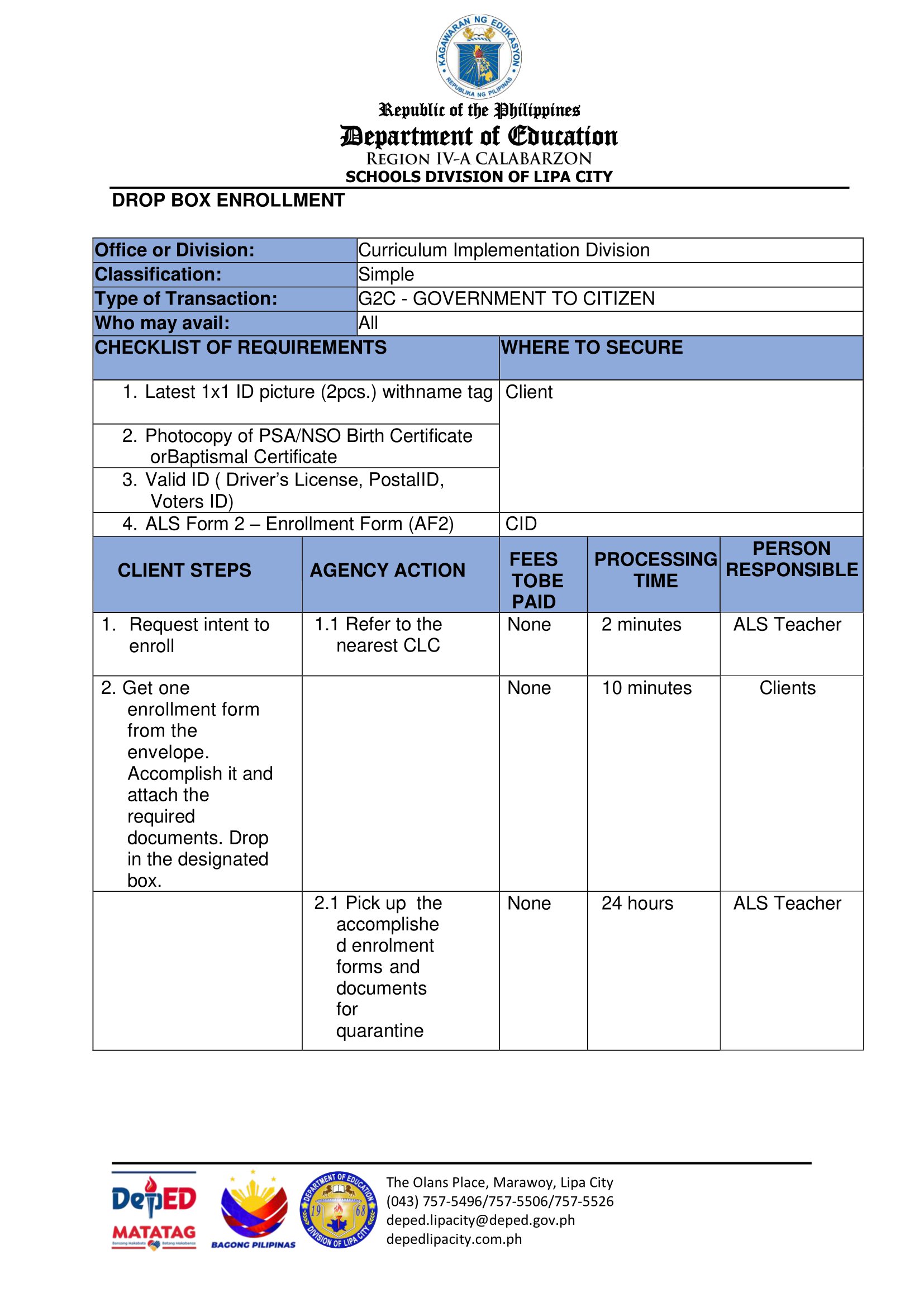 citizen charter