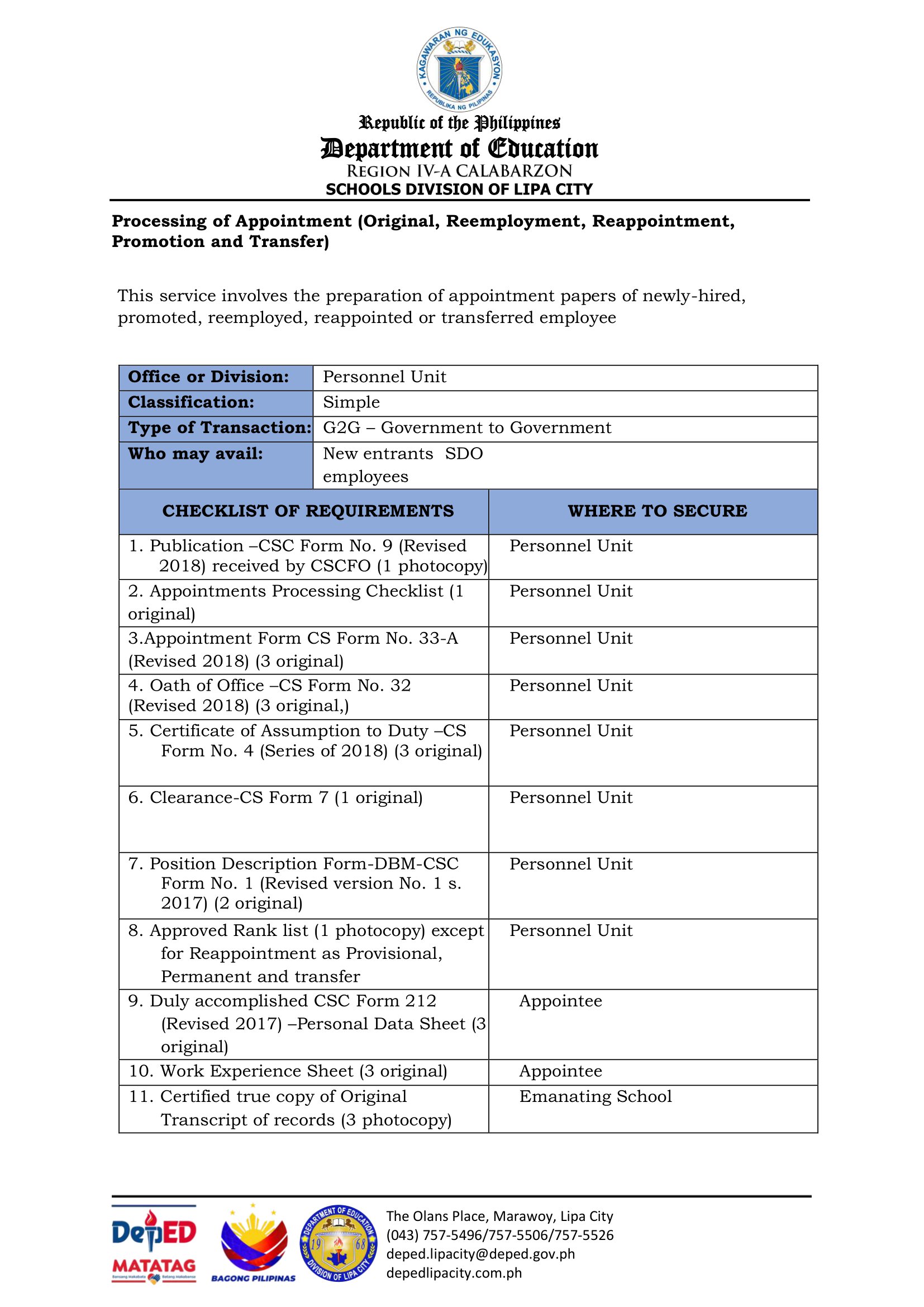 citizen charter