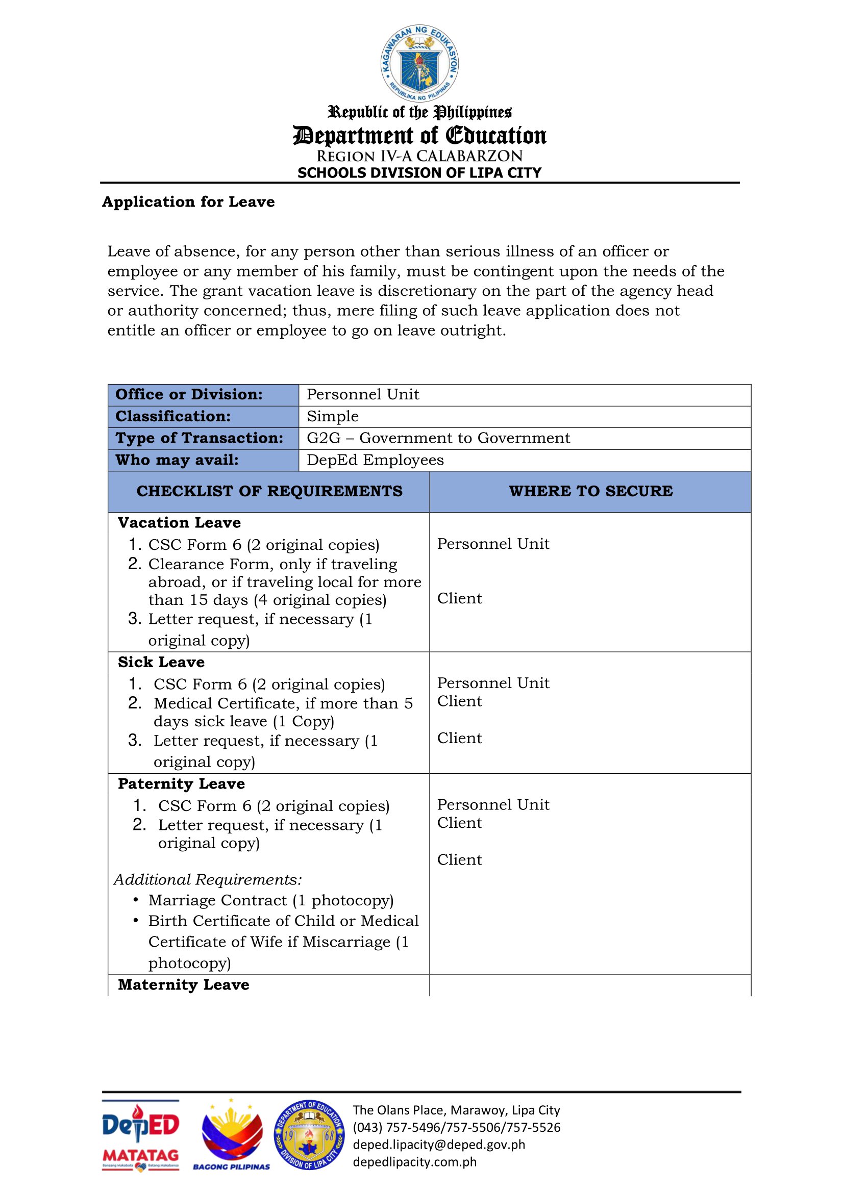 citizen charter
