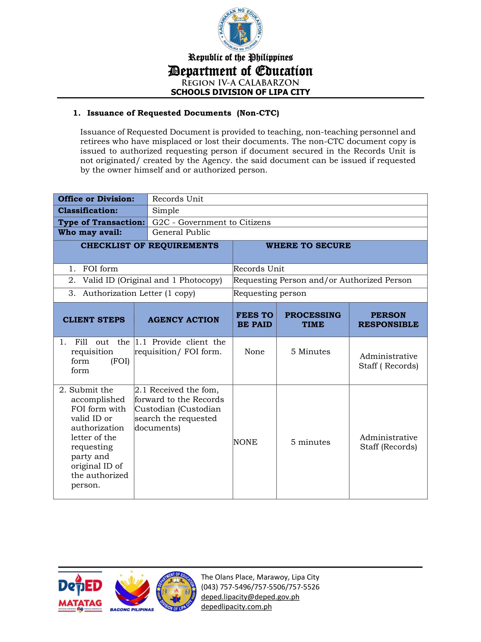 citizen charter