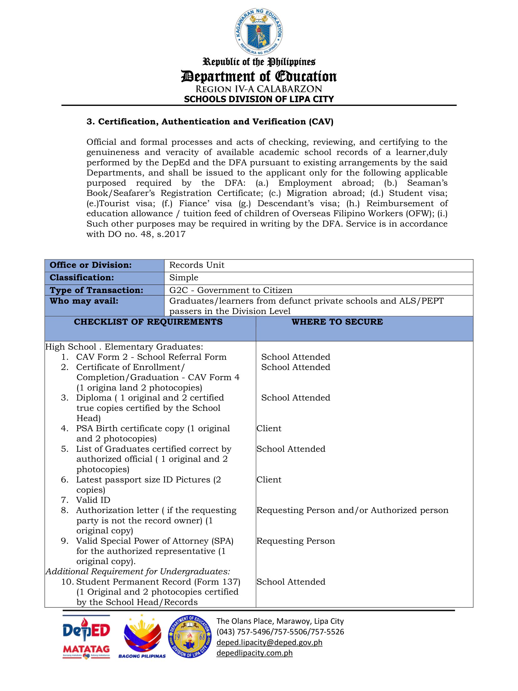 citizen charter