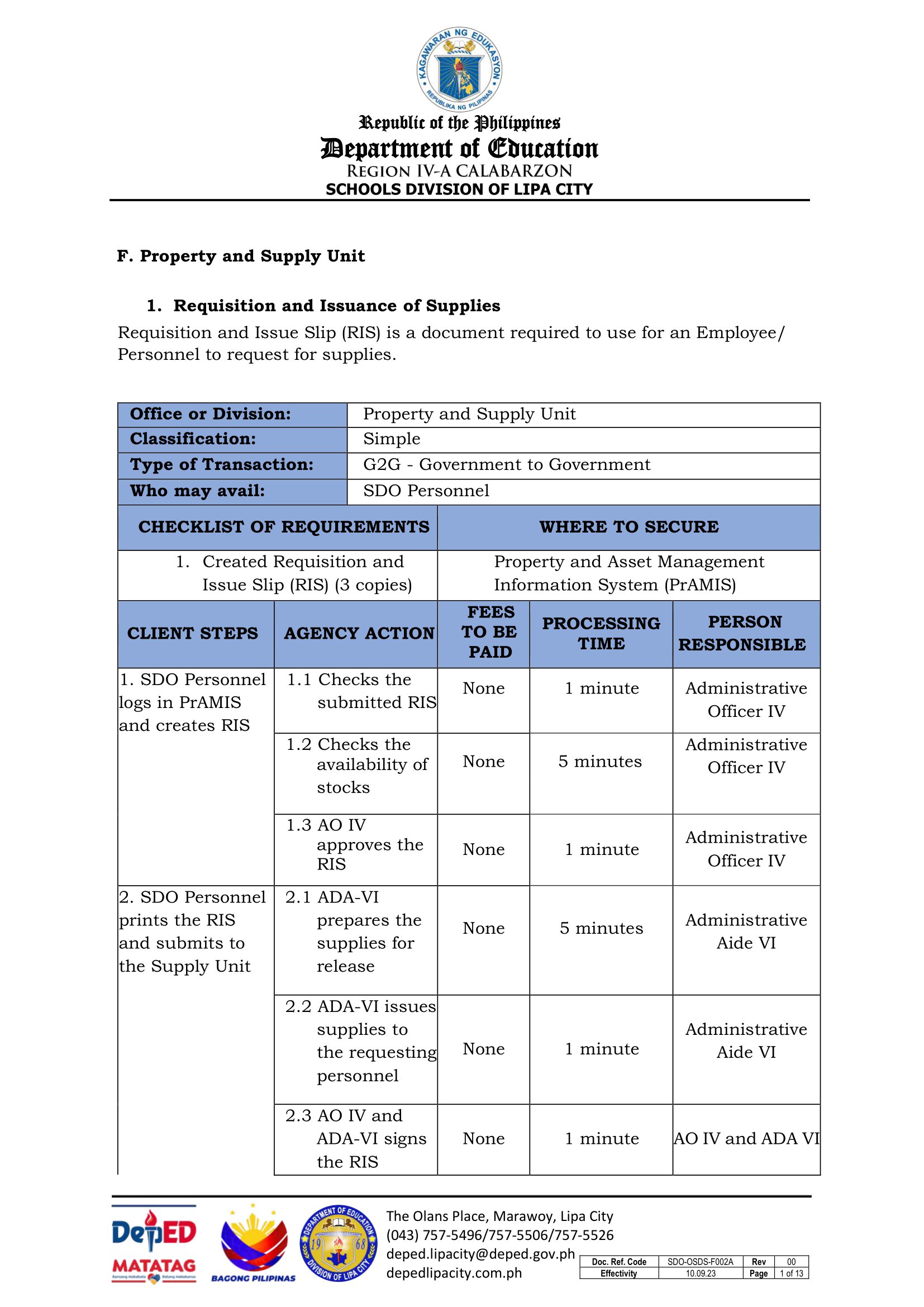 citizen charter
